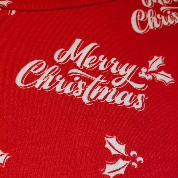 NWT Red Merry Christmas Mock Turtleneck Medium - Picture 3 of 11